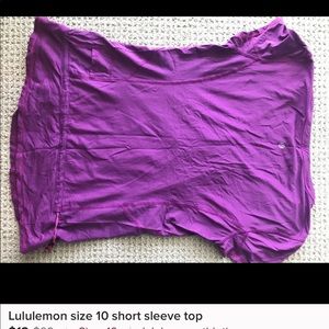 Lululemon Short Sleeve Top...🌼